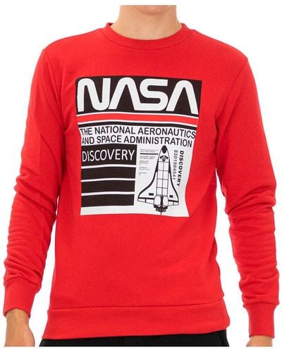 NASA Sweat-shirt -NASA58S - Rouge