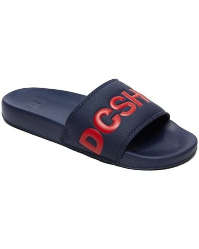 DC Shoes DC Slide Sandales - Bleu