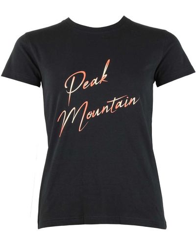 Peak Mountain T-shirt T-shirt manches courtes ATRESOR - Noir