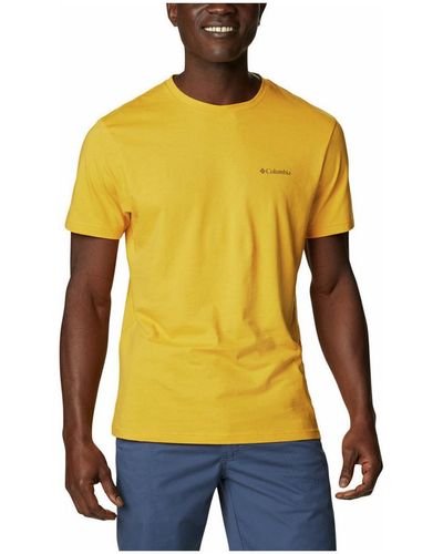 Columbia T-shirt CSC Basic Logo Short Sleeve - Jaune