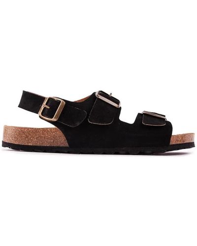 Sole Sandales Oxley Footbed Appartements - Noir