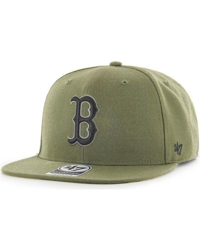 '47 Casquette 47 CAP MLB BOSTON RED SOX BALL PARK CAMO CAPTAIN SANDALWOOD - Vert