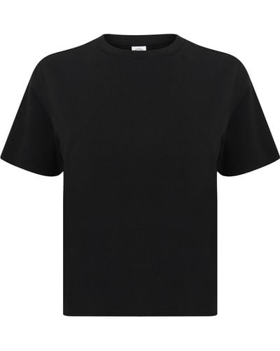 Skinni Fit T-shirt Cropped Boxy - Noir