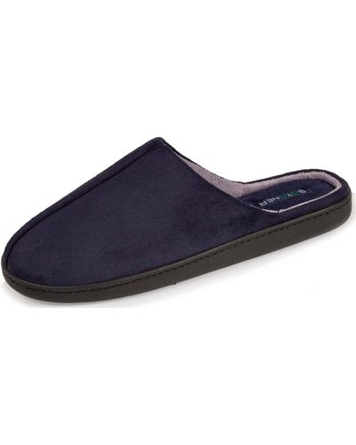 Isotoner Chaussons Chaussons Mules - Bleu