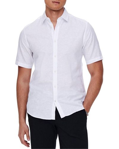 Only & Sons Chemise 22009885 - Blanc