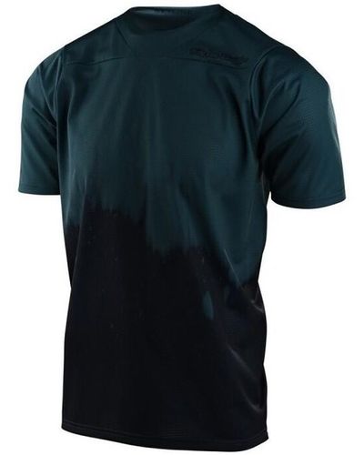 Troy Lee Designs T-shirt TLD Maillot Skyline SS Diffuze - Light M - Bleu