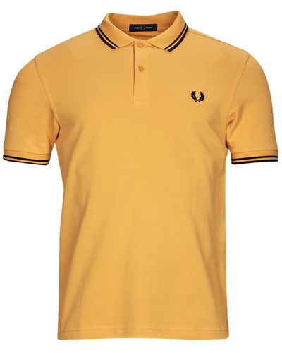 Fred Perry Polo TWIN TIPPED SHIRT - Jaune