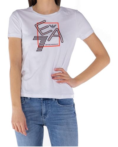 EA7 T-shirt 3DTT32-TJFKZ - Blanc