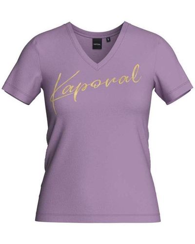 Kaporal T-shirt 161664VTPE24 - Violet