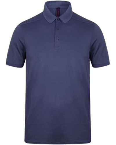 Henbury T-shirt HB460 - Bleu