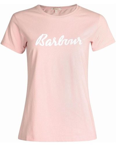 Barbour T-shirt LTS0395 PI13 - Rose