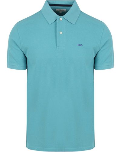 Mcgregor T-shirt Classic Polo Piqué Bleu Aqua