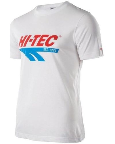 Hi-Tec T-shirt Retro - Blanc