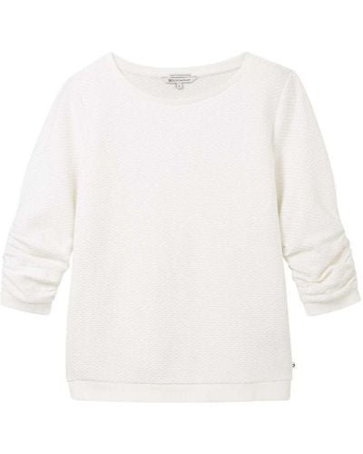 Tom Tailor Sweat-shirt 162839VTPE24 - Blanc