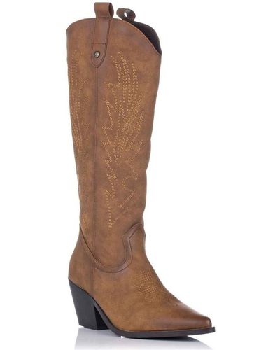 D'ANGELA Bottes d'equitation DRB25230 - Marron