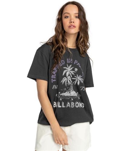 Billabong T-shirt Trapped In Paradise - Noir