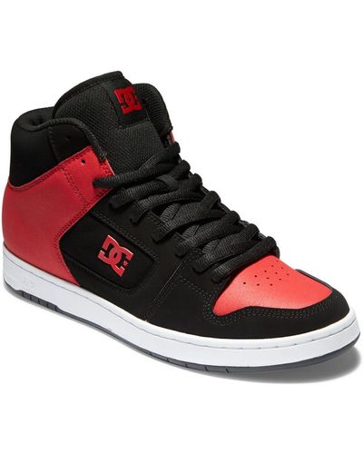 DC Shoes Chaussures de Skate Manteca 4 Hi - Rouge