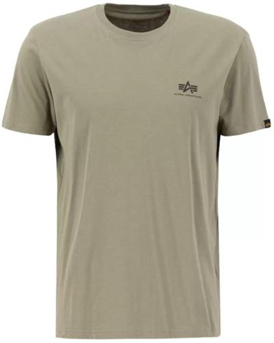 Alpha T-shirt T-shirt vert de base - Gris