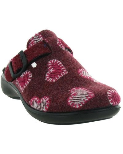 Westland Chaussons KORSICA HOME 307 - Rouge