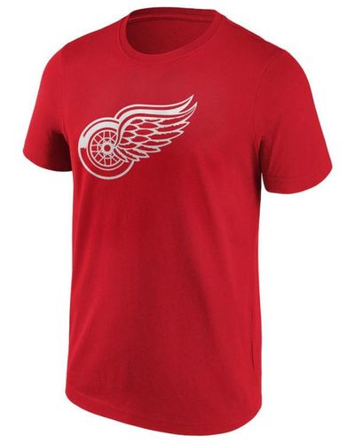Fanatics T-shirt T-shirt NHL Detroit Red Wings - Rouge