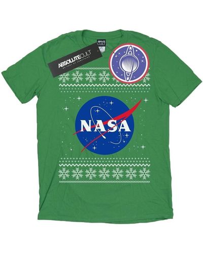 NASA T-shirt Classic Fair Isle - Vert