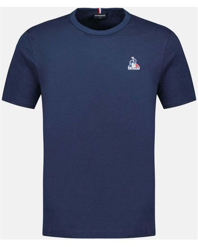 Le Coq Sportif T-shirt 2422104-ESS Tee SS N°1 M dress blues | T-shirt - Bleu