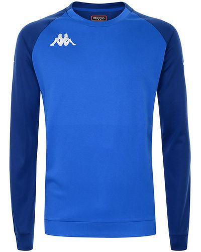 Kappa Sweat-shirt Sweatshirt Parme - Bleu