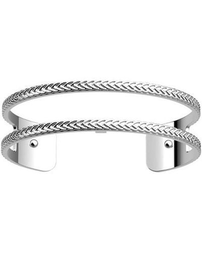 Les Georgettes Bracelets Bracelet Pure Tresse argenté 14mm - Métallisé