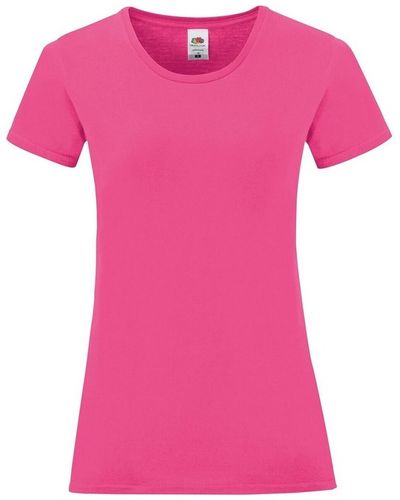 Fruit Of The Loom T-shirt Iconic - Rose
