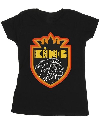 Disney T-shirt The Lion King Crest - Noir