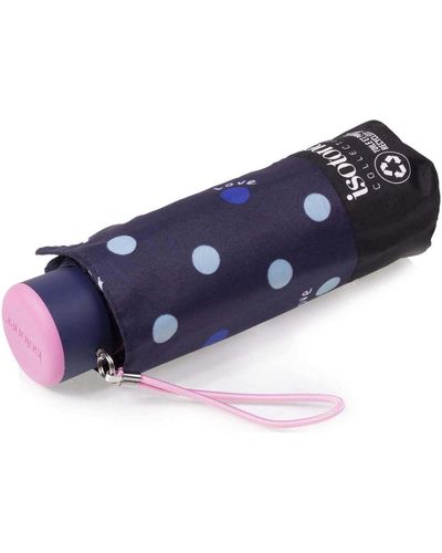 Isotoner Parapluies Parapluie mini pliant - Bleu