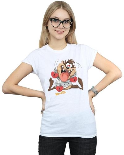 Dessins Animés T-shirt Taz Valentine's Day Madly In Love - Blanc