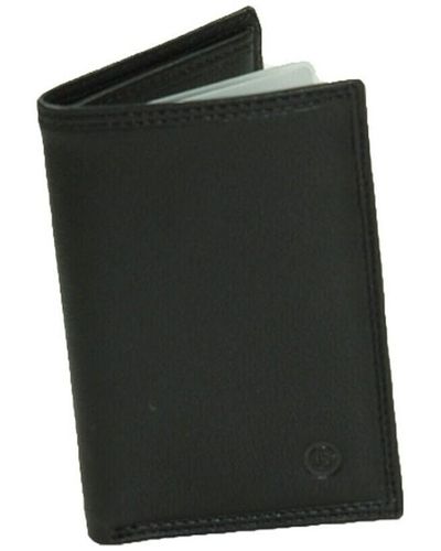 Francinel Portefeuille Porte-cartes en cuir vachette ref 25511 - Noir