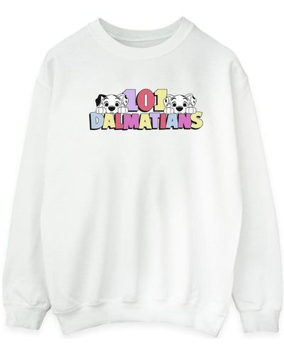 Disney Sweat-shirt 101 Dalmatians Multi Colour - Blanc