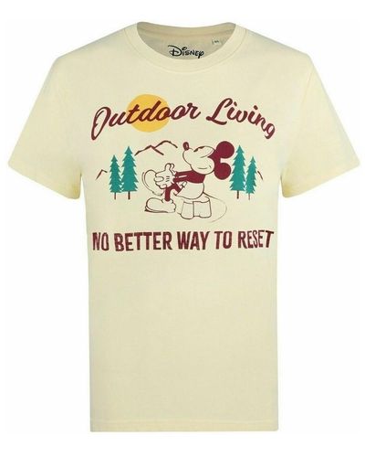 Disney T-shirt Outdoor Living - Jaune