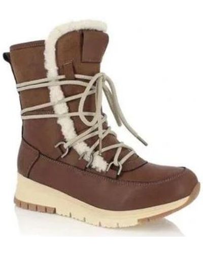 Kimberfeel Bottes neige Chaussures WANDA - Choc - Marron