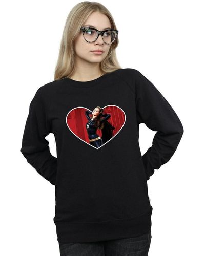 Dc Comics Sweat-shirt Batman TV Series Catwoman Heart - Noir