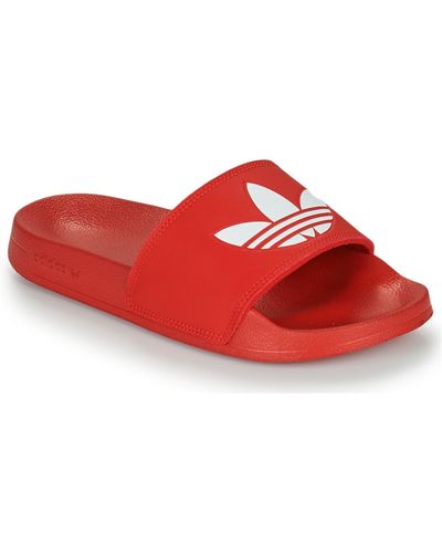 Claquette adidas top femme rouge