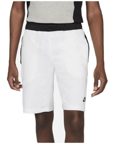 Nike Short M NSW HYBRID SHORT FT - Blanc