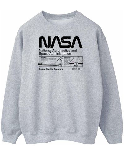 NASA Sweat-shirt BI2198 - Gris