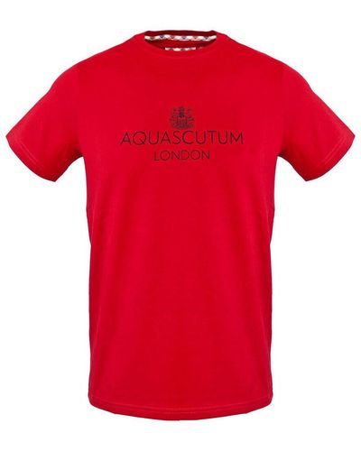 Aquascutum T-shirt - tsia126 - Rouge