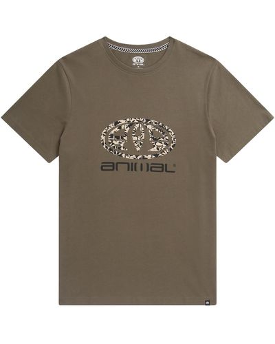 Animal T-shirt Jacob - Marron