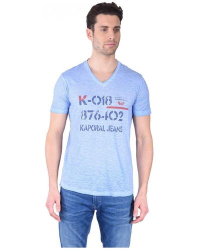 Kaporal T-shirt T-Shirt K018 Bleu Azur
