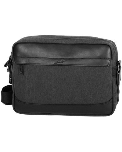 Gerard Henon Sac bandoulière Besace A4 Collection Safari 22354 - Noir