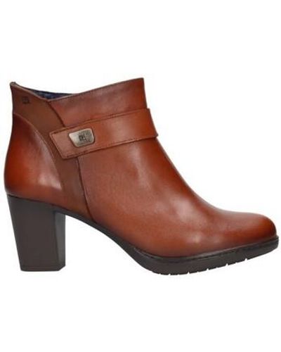 Fluchos Bottines D9111 SUNB Mujer Cuero - Marron