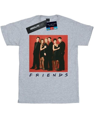 Friends T-shirt Group Photo Formal - Gris