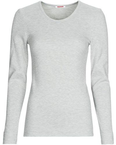 DAMART Maillots de corps LONG SLEEVE RICHELIEU GRADE 4 - Gris