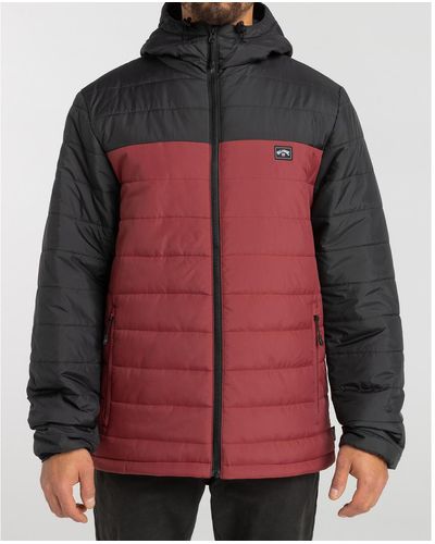 Billabong Surf Check Manteau - Rouge