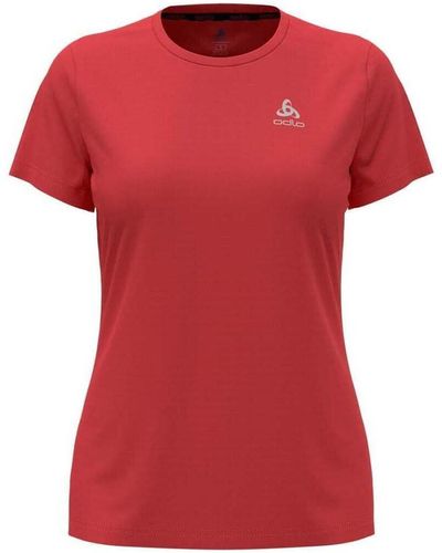 Odlo Chemise T-shirtcrewnecks/sESSENTIALFLYER - Rouge