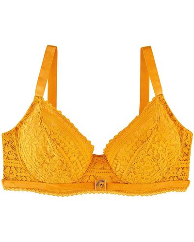 Pommpoire Corbeilles & balconnets Soutien-gorge corbeille jaune Imprévu - Orange